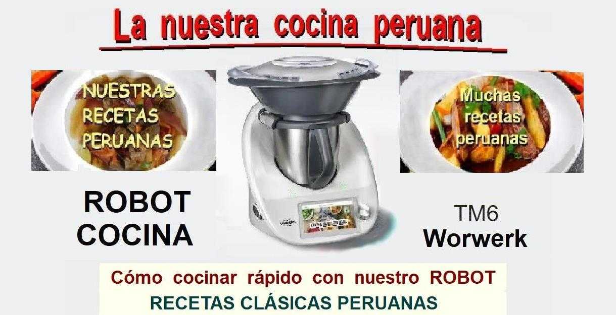 ROBOT DE COCINA MULTIFUNCIóN para cocina peruana rápida
